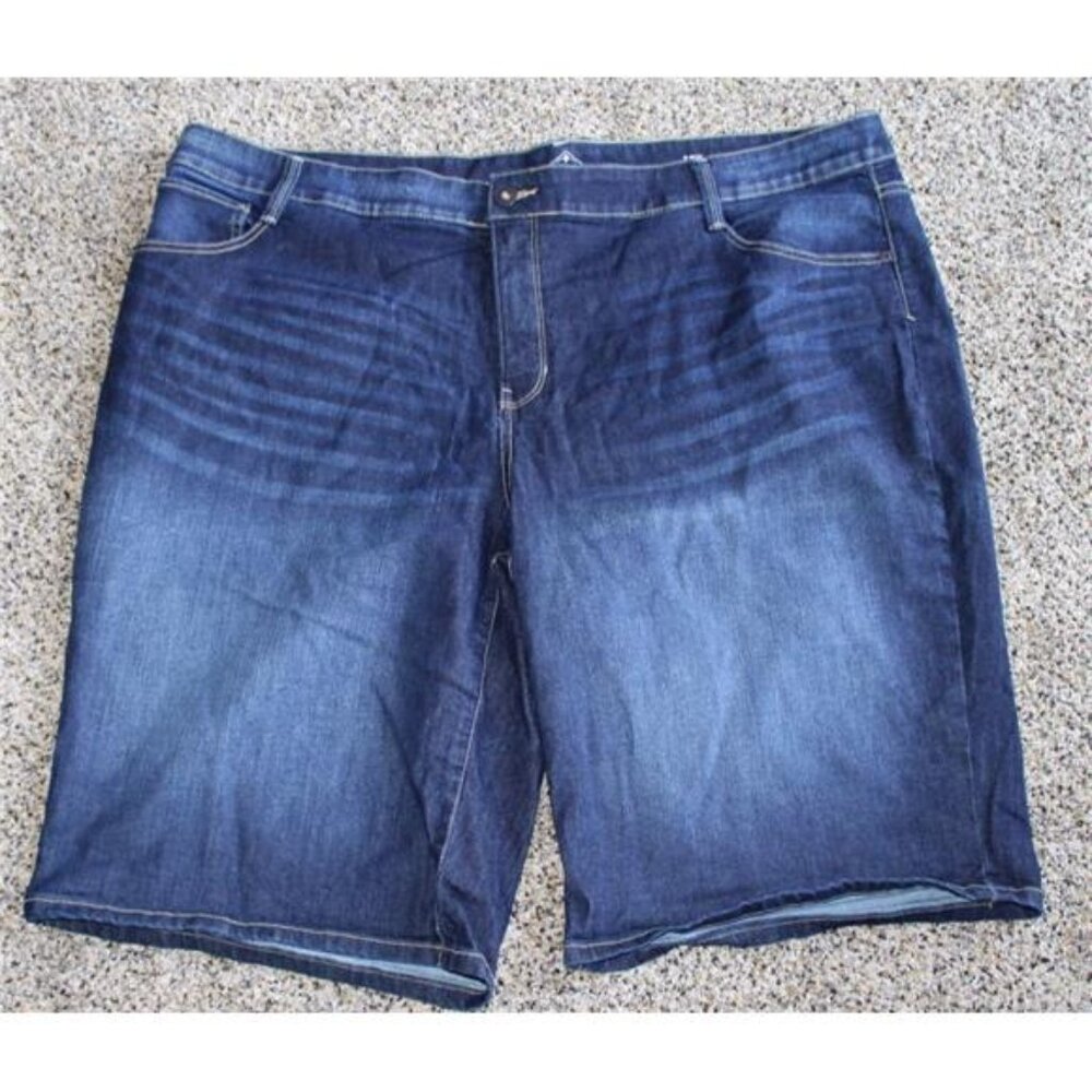 St. John's Bay 26W Denim Bermuda Jean Shorts 4x